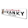 Australian Terrier In Loving Memory Pet Sign