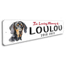Black And Tan Coonhound In Loving Memory Pet Sign