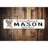 Boxer In Loving Memory Pet Sign