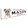 Boxer In Loving Memory Pet Sign