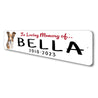 Cardigan Welsh Corgi In Loving Memory Pet Sign