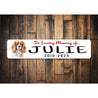 Cavalier King Charles In Loving Memory Pet Sign
