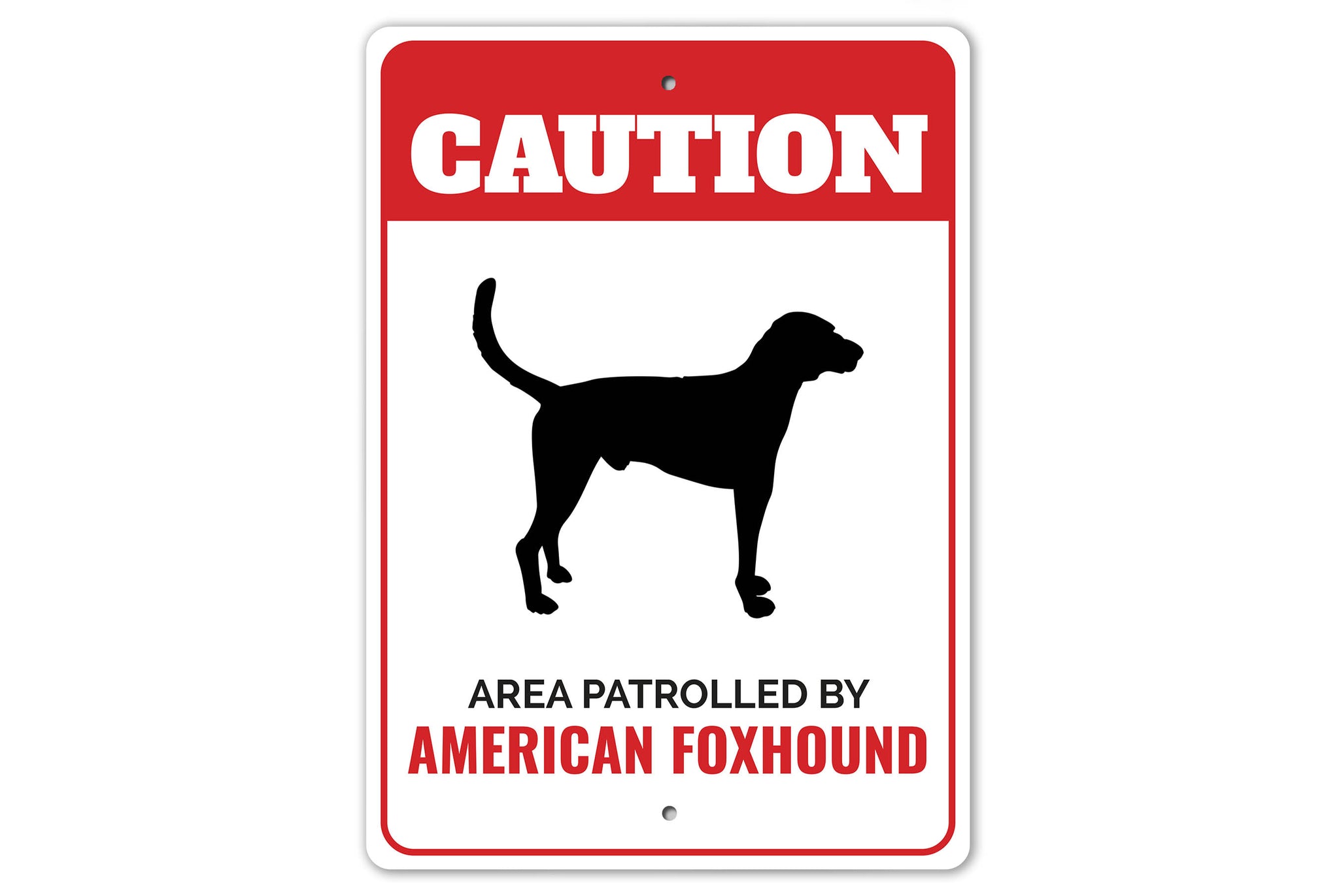 Patrolled By K9 Sign - Dog Names Starting with "A"