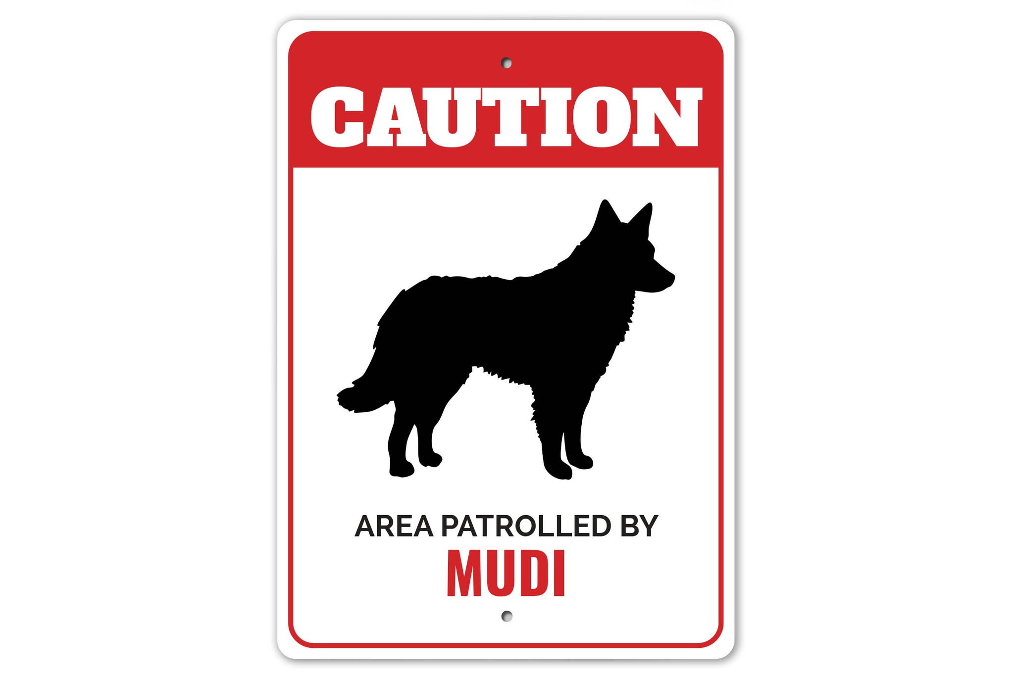Patrolled By K9 Sign - Dog Names Starting with "M, N and O"