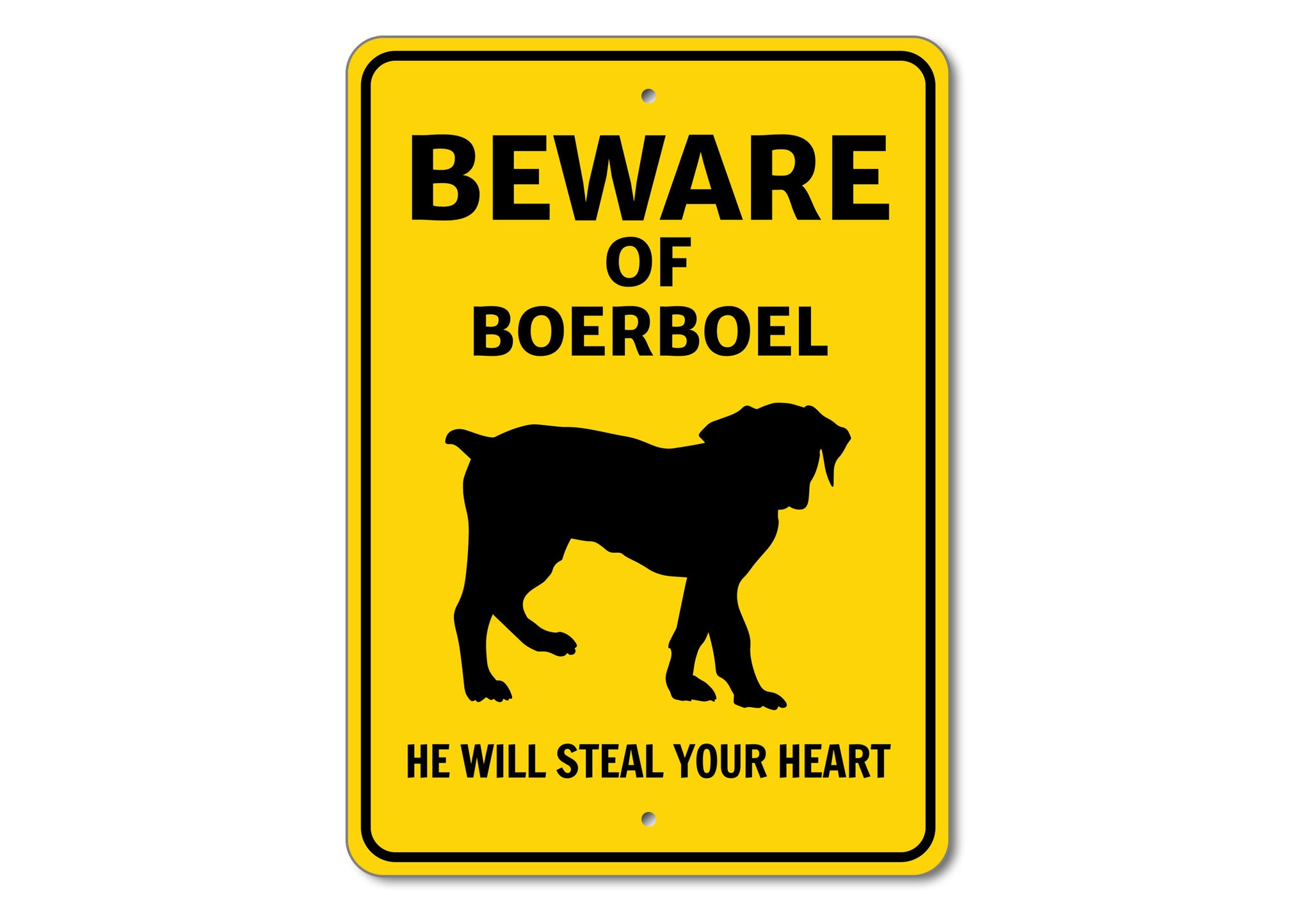 Beware He Will Steal Your Heart K9 Sign - Dog Names Starting with "B part 1"