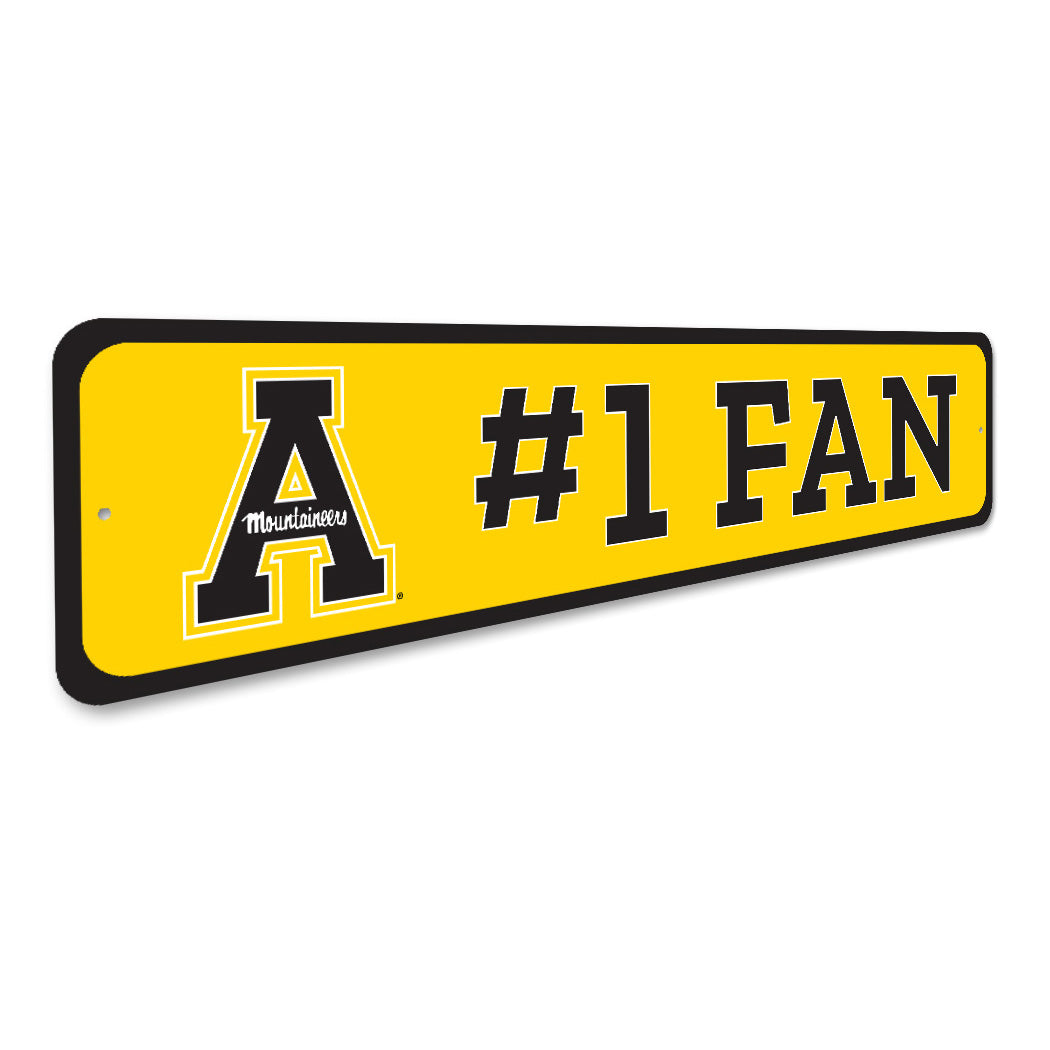 Appalachian Mountaineers Number 1 Fan App State Sign