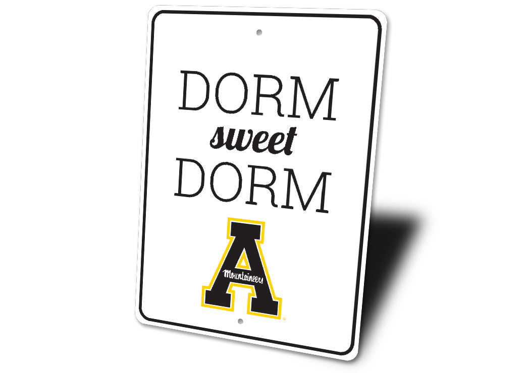 Dorm Sweet Dorm Appalachian Mountaineers App State Sign