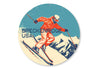 Vintage Breckenridge Skiing Aluminum Wall Sign