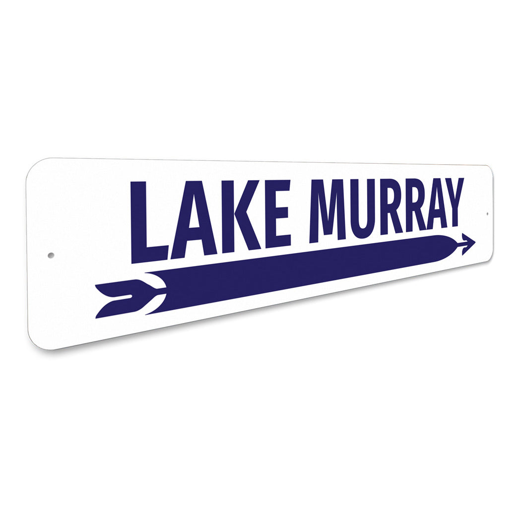 Lake Murray Arrow Direction Decor Sign