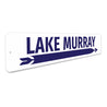 Lake Murray Arrow Direction Decor Sign