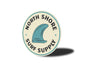 North Shore Surf Supply Circular Decor Sign