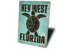 Key West Sea Turtle Rustic Sign
