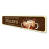 Warm Up At The Ski Lodge Aluminum Decor Sign