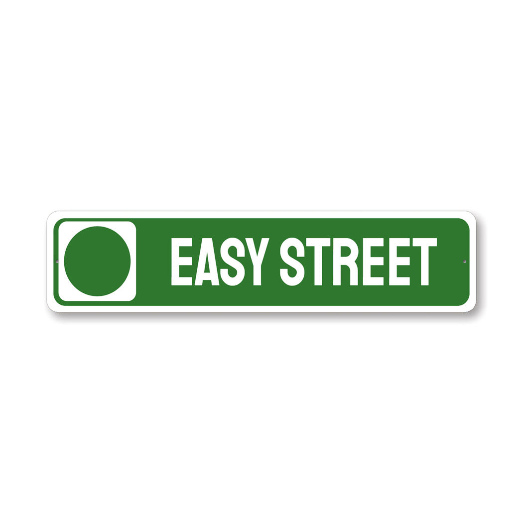 Easy Street Custom Easy Ski Trail Sign