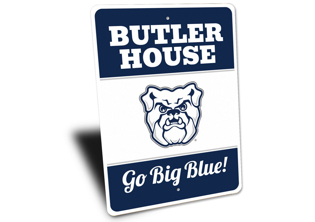 Butler House Go Big Blue Butler University Sign