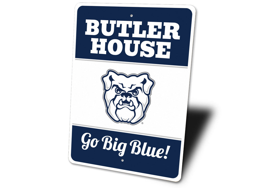 Butler House Go Big Blue Butler University Sign