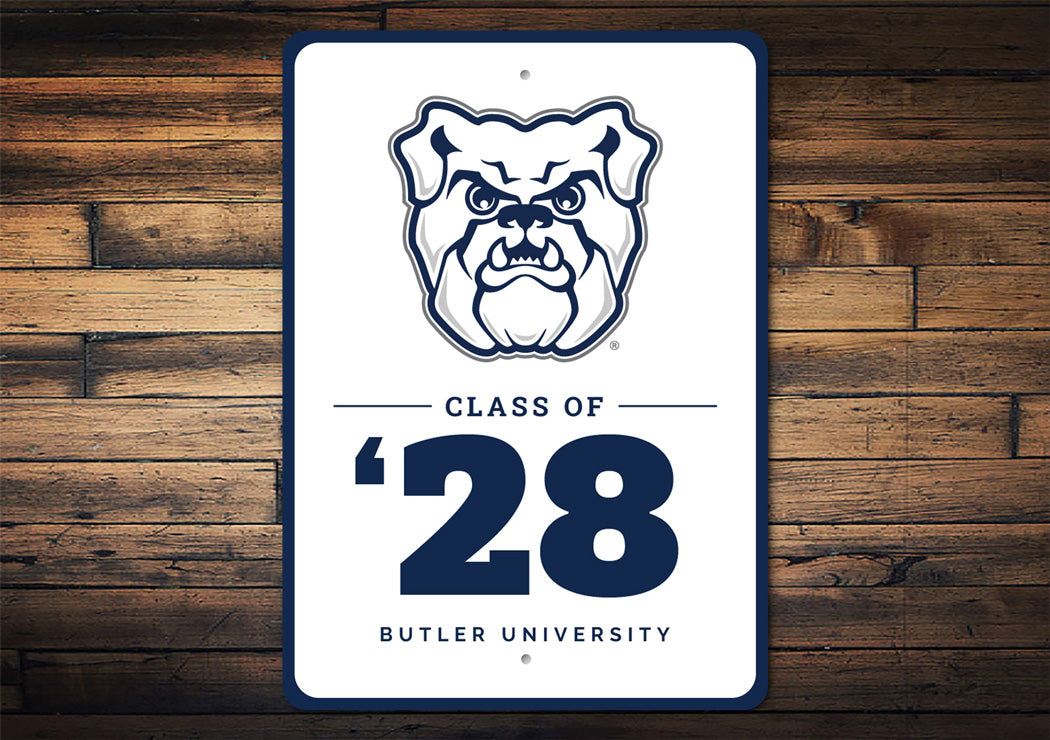 Butler University Bulldogs Class Of Sign