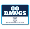 Go Dawgs Butler University Bulldog Fan Zone Sign