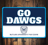 Go Dawgs Butler University Bulldog Fan Zone Sign