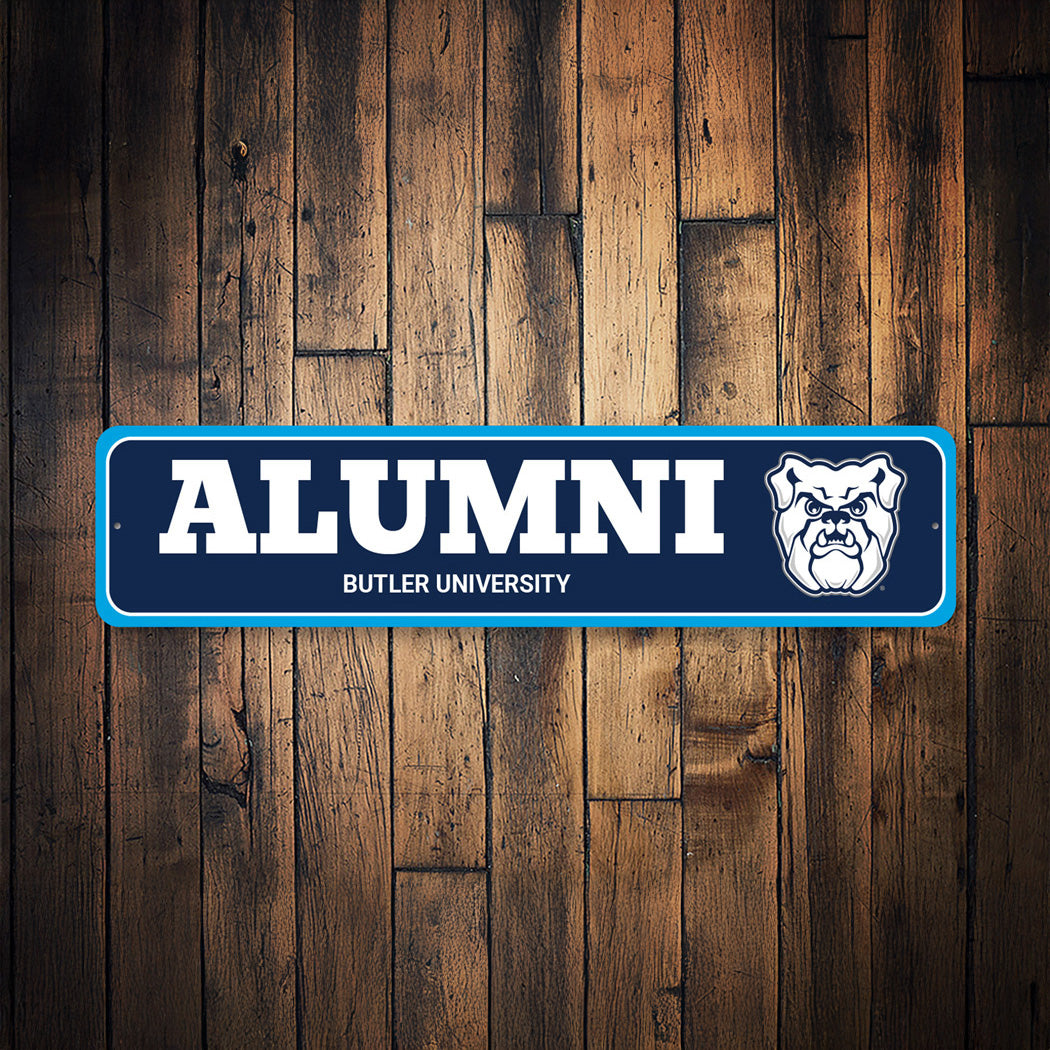 Butler University Alumni Aluminum Decor Sign