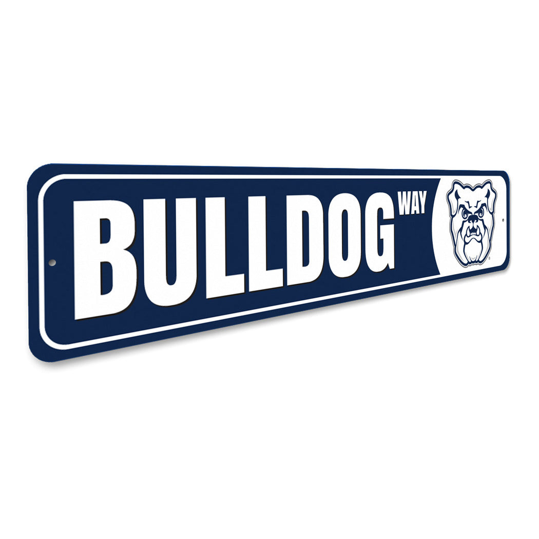 Bulldog Way Butler University Aluminum Decor Sign