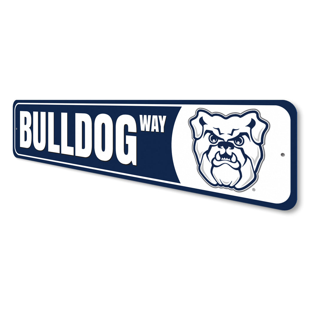 Bulldog Way Butler University Aluminum Decor Sign