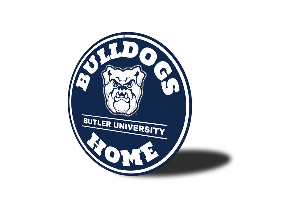 Butler University Bulldogs Home Round Sign