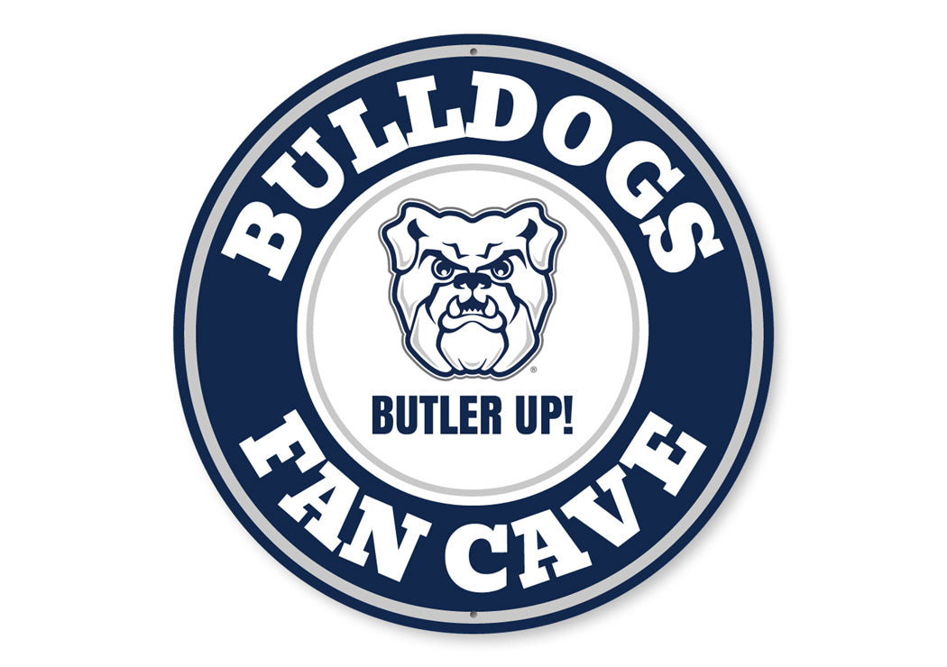 Butler University Bulldogs Fan Cave Butler Up Sign