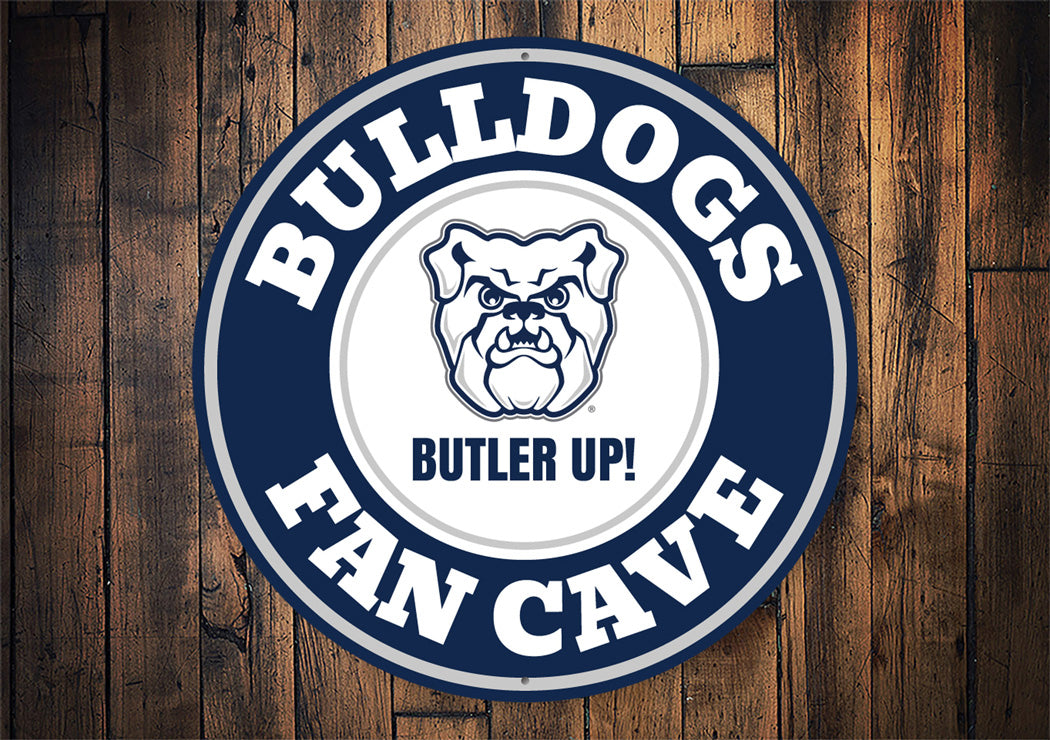 Butler University Bulldogs Fan Cave Butler Up Sign