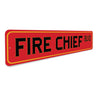 Fire Chief Blvd Firefighter Street Sign