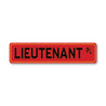 Lieutenant PL Firefighter Street Sign