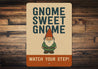Gnome Sweet Gnome Garden Sign