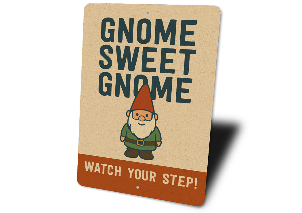 Gnome Sweet Gnome Garden Sign