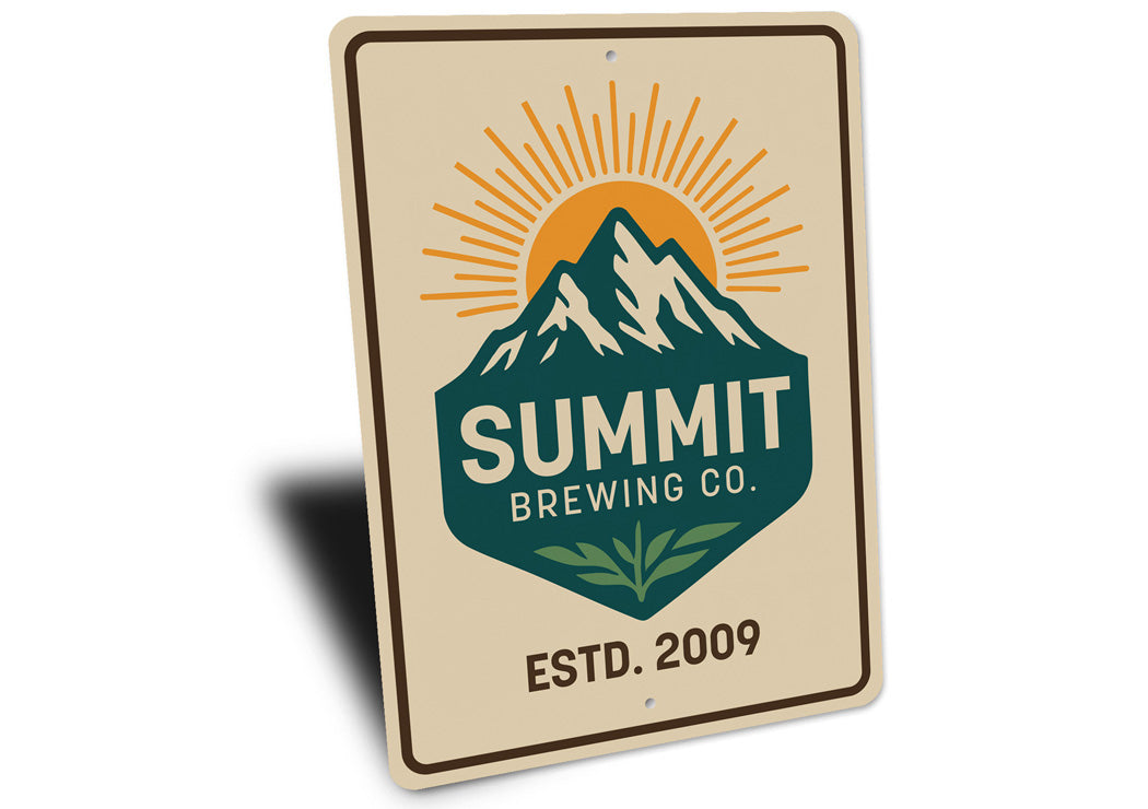 Summit Brewing Company Established Sign