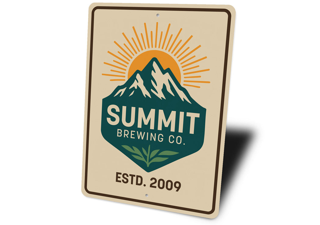 Summit Brewing Company Established Sign