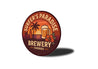 Surfer's Paradise Brewery Hawaii Round Sign