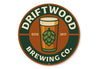Driftwood Brewing Company Established Round Sign