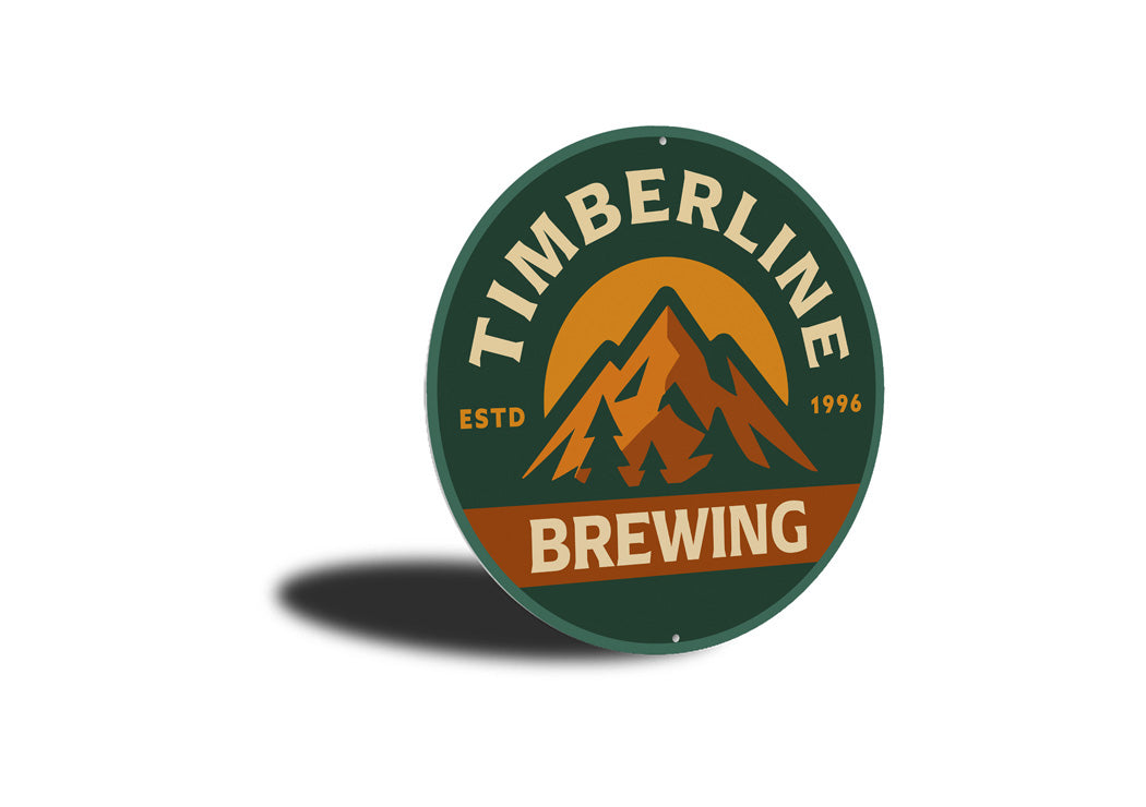 Timberline Brewing Established Round Sign