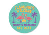 Flamingos Welcome Tourist Tolerated Key West Florida Sign