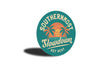 Southernmost Slowdown Key West Florida Round Sign