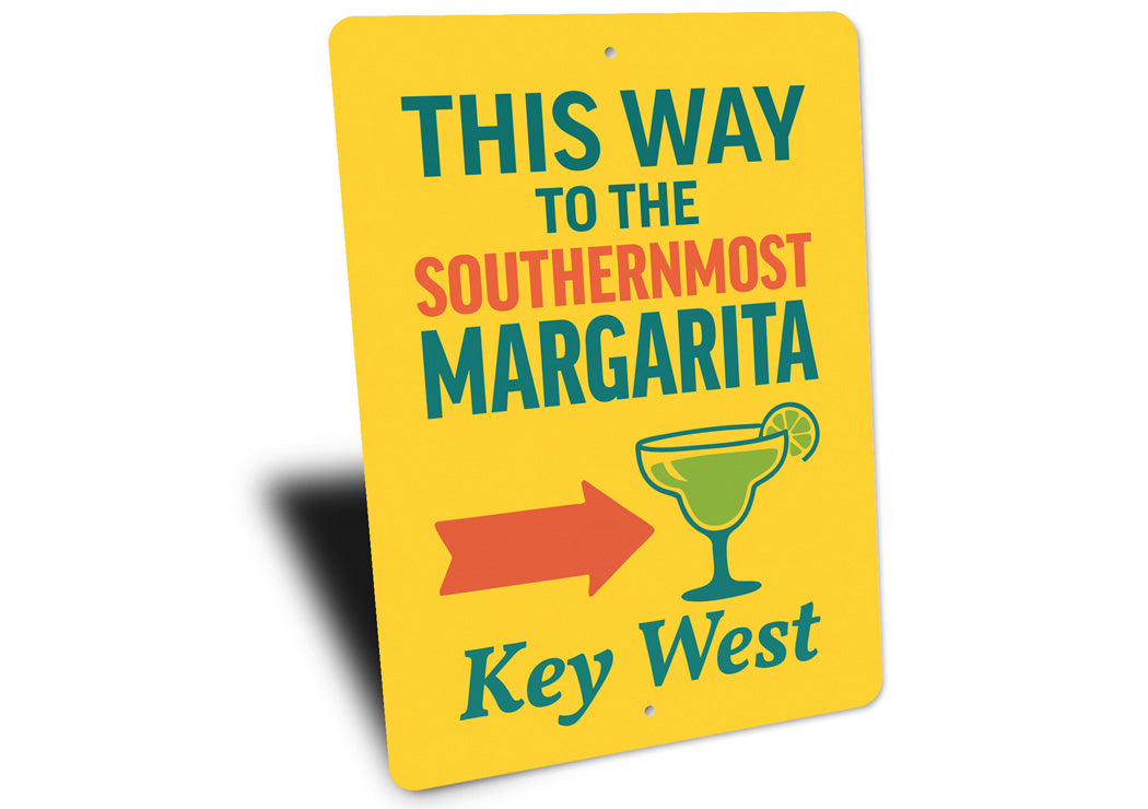 This Way To The Southernmost Margarita Key West Sign