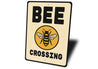 Bee Crossing Honeybee Gardening Sign