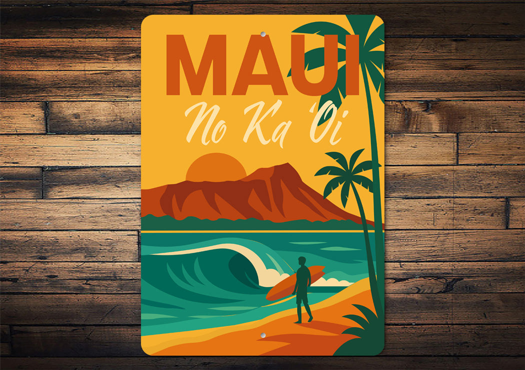 Maui No Ka'Oi Maui is the best Sign