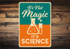 It's Not Magic It's Science Sign