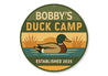 Personalized Duck Camp Established Hunting Sign
