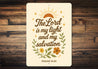 Note: Verse should be changed to Psalm 27:1