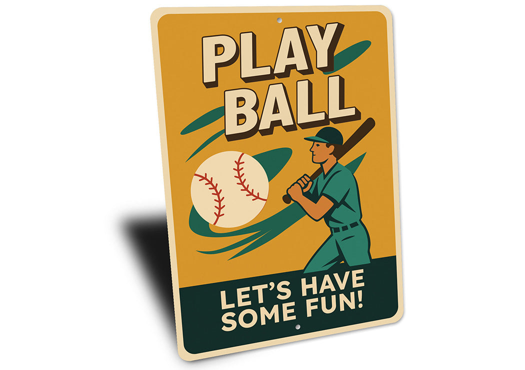Sports Fan Wall Art Let's Have Some Fun Aluminum