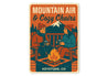 Vintage 'Mountain Air & Cozy Chairs' Keystone Co Metal Sign