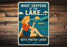 What Happens at the Lake Aluminum Sign Gets Posted Later