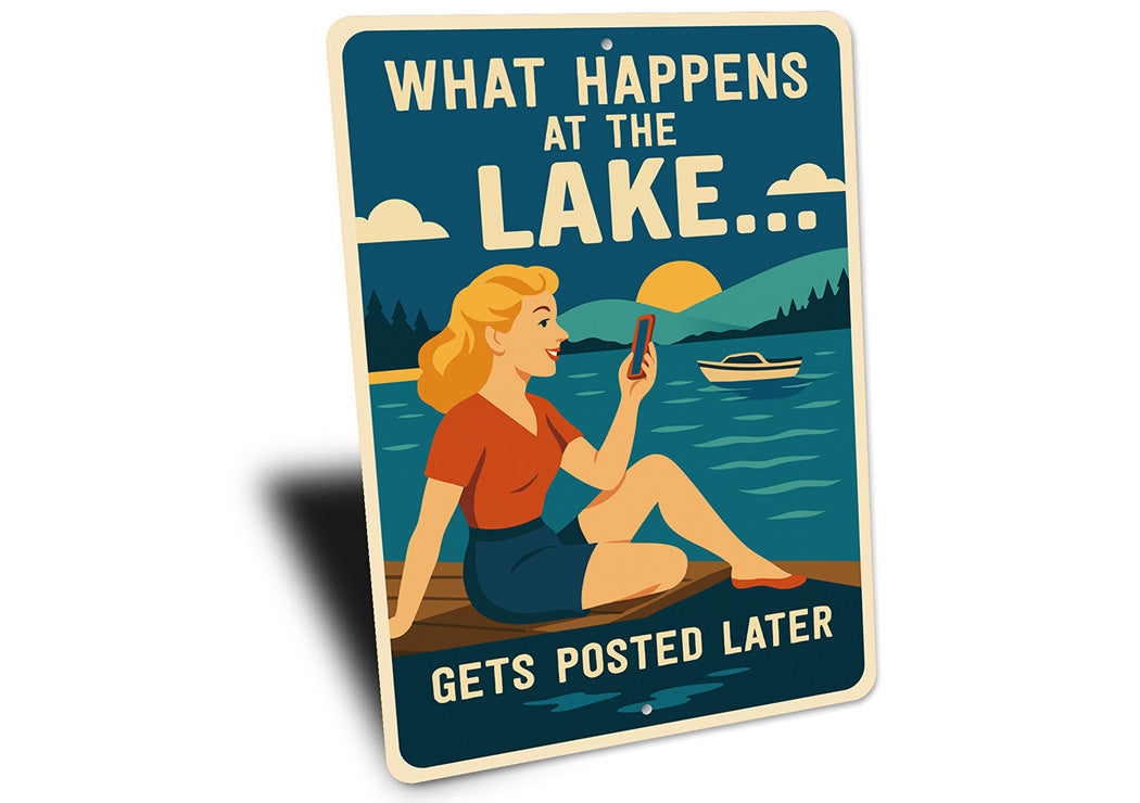 What Happens at the Lake Aluminum Sign Gets Posted Later